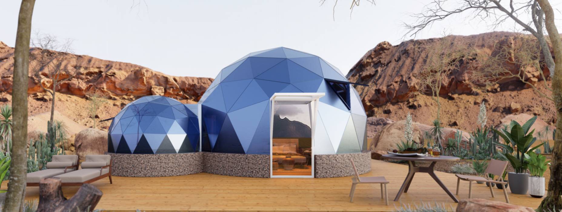 滦南县球形智能光伏玻璃星空房